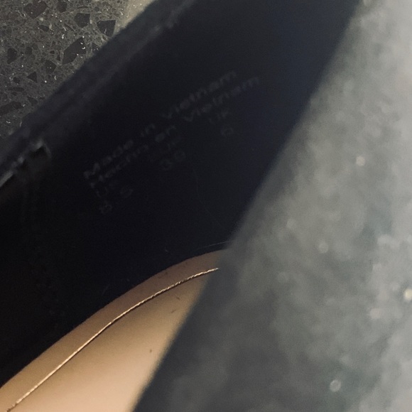 Aldo Suede Gold Accent Heels - Picture 5 of 8